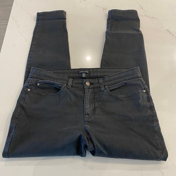 Eileen Fisher Black Skinny‎ Jeans size 12 - Picture 1 of 9